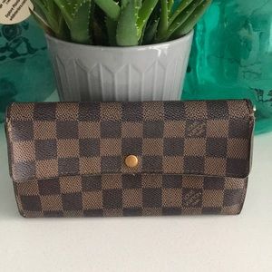 1 - Authentic Louis Vuitton Sarah Wallet Pre-loved